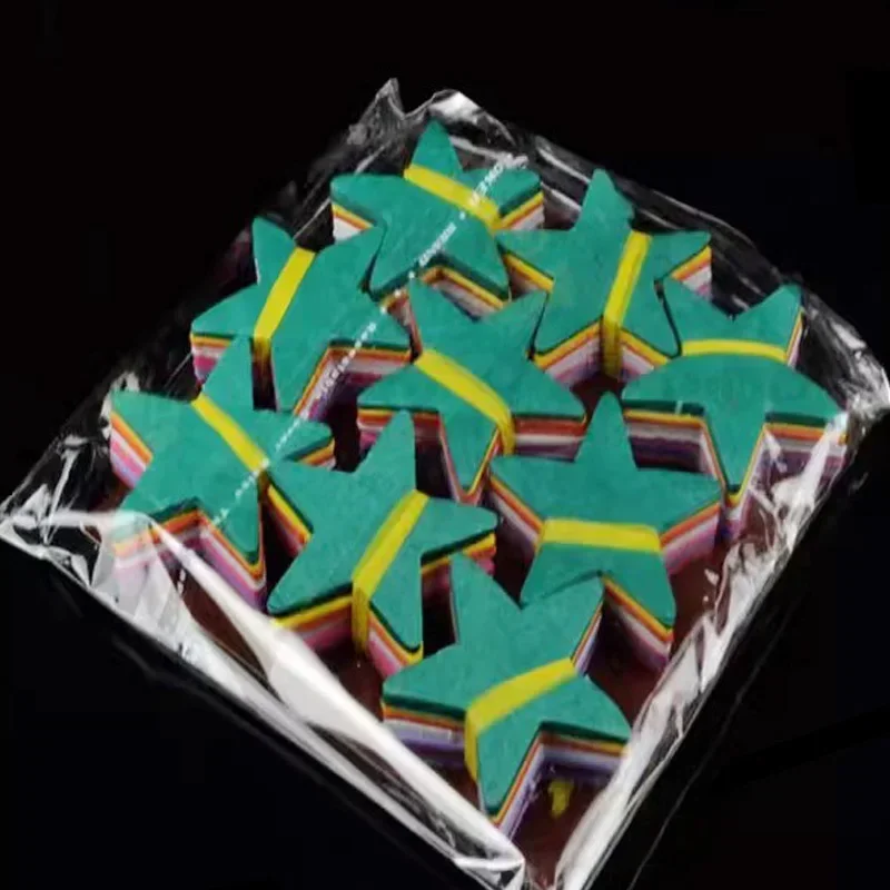 9 шт./пакет красочная звезда бумага снежинка волшебный трюк снежная буря реквизит