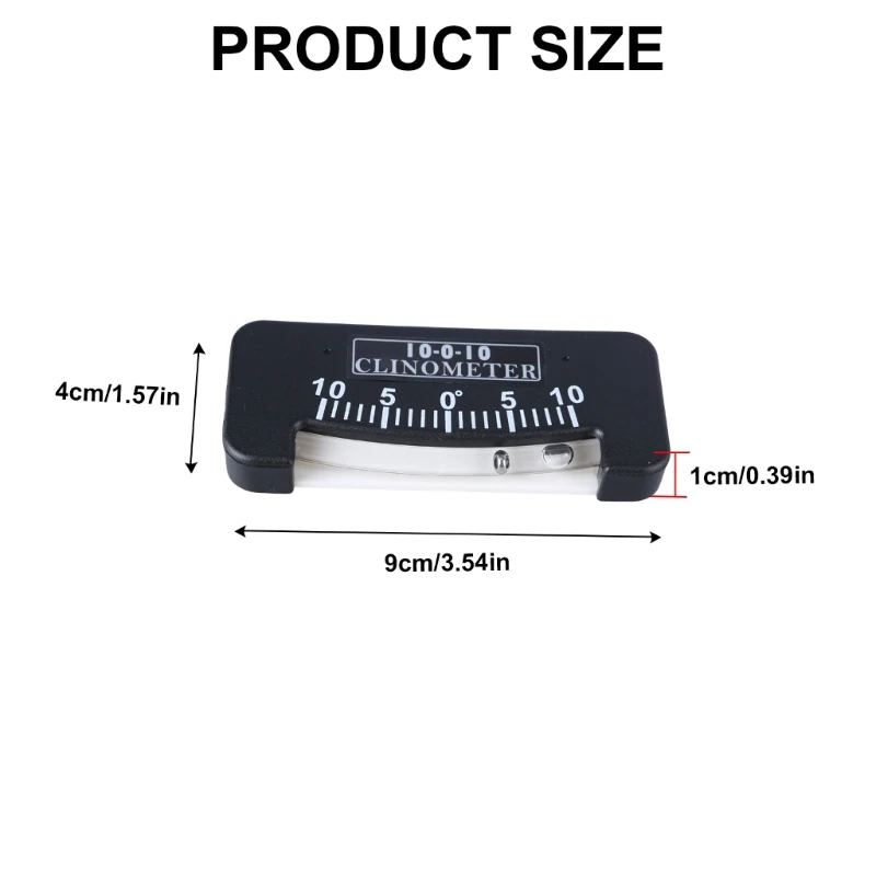 10-0-10 Инклинометр Маленькие транспортиры Инструмент для измерения углов