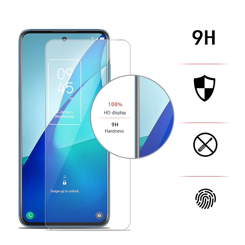 Фото Защитное закаленное стекло HD для TCL 20 20S 20L Plus 20SE A30 30V SE 305 306 - Прозрачная экранная защита Защитное закаленное стекло HD для TCL 20 20S 20L Plus 20SE A30 30V SE 305 306 - Прозрачная экранная защита