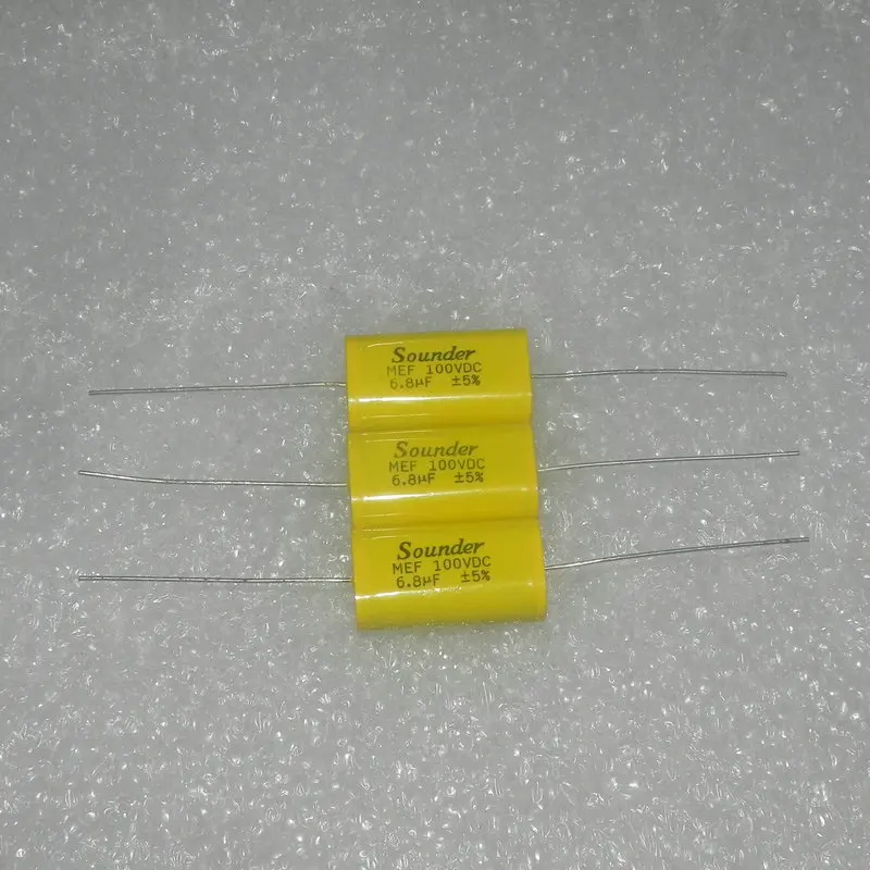 Sounde MEF 100v6.8UF 685j осевой разделительный пленочный конденсатор 1 шт. цена |