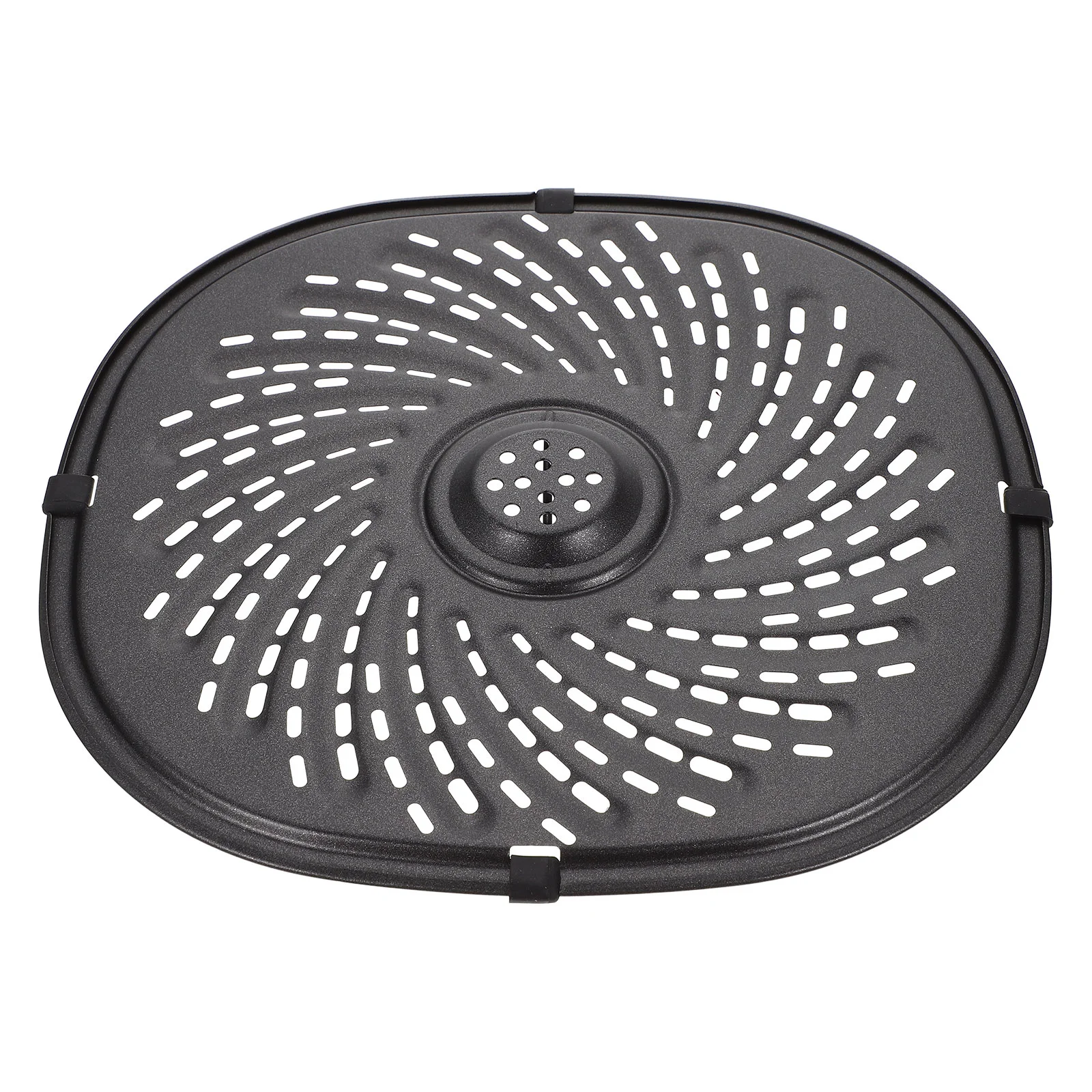

Air Fryer Pan Grill Plate Crisper Tray Non Accessories Stick Replacementgourmia Coating Parts Removable Cooking Fry Rack Metal
