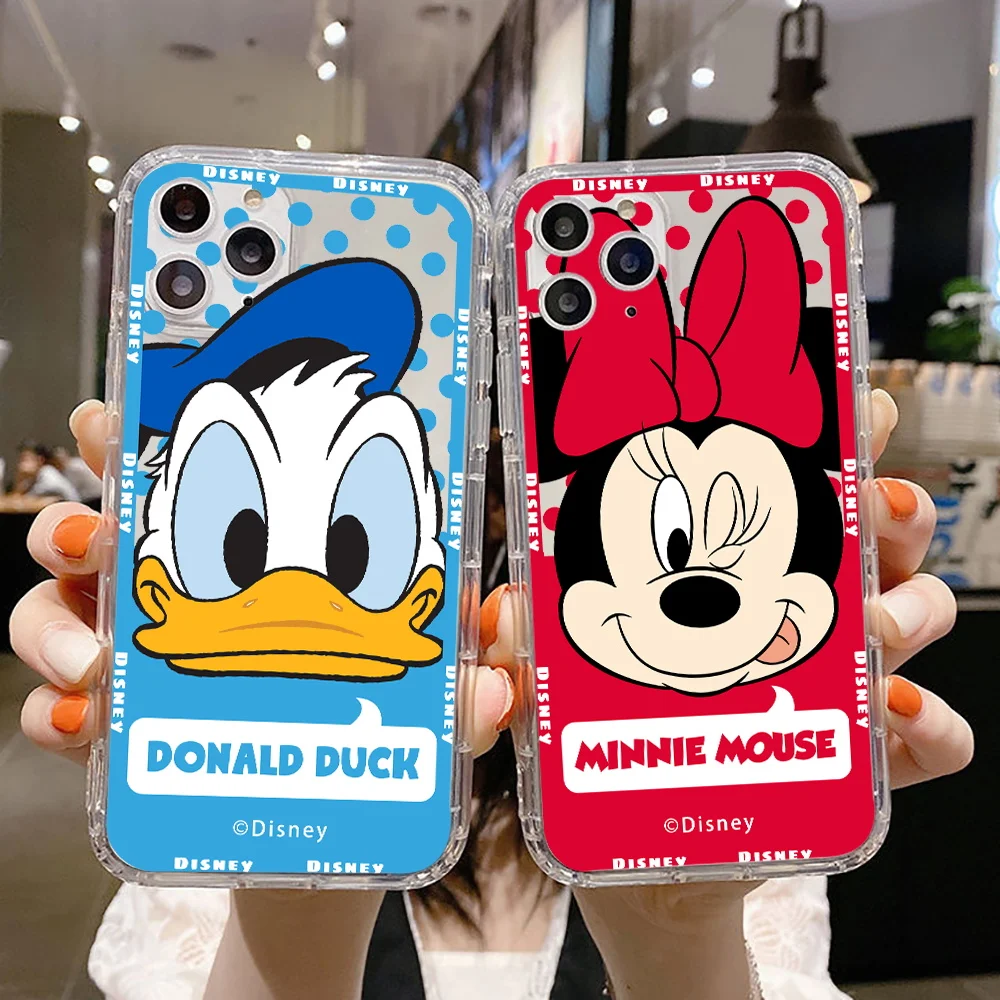Мягкий чехол-накладка с изображением Микки Мауса Для iPhone 11 12 13 Pro MAX Mini 5 6 7 8 Plus X XS XR