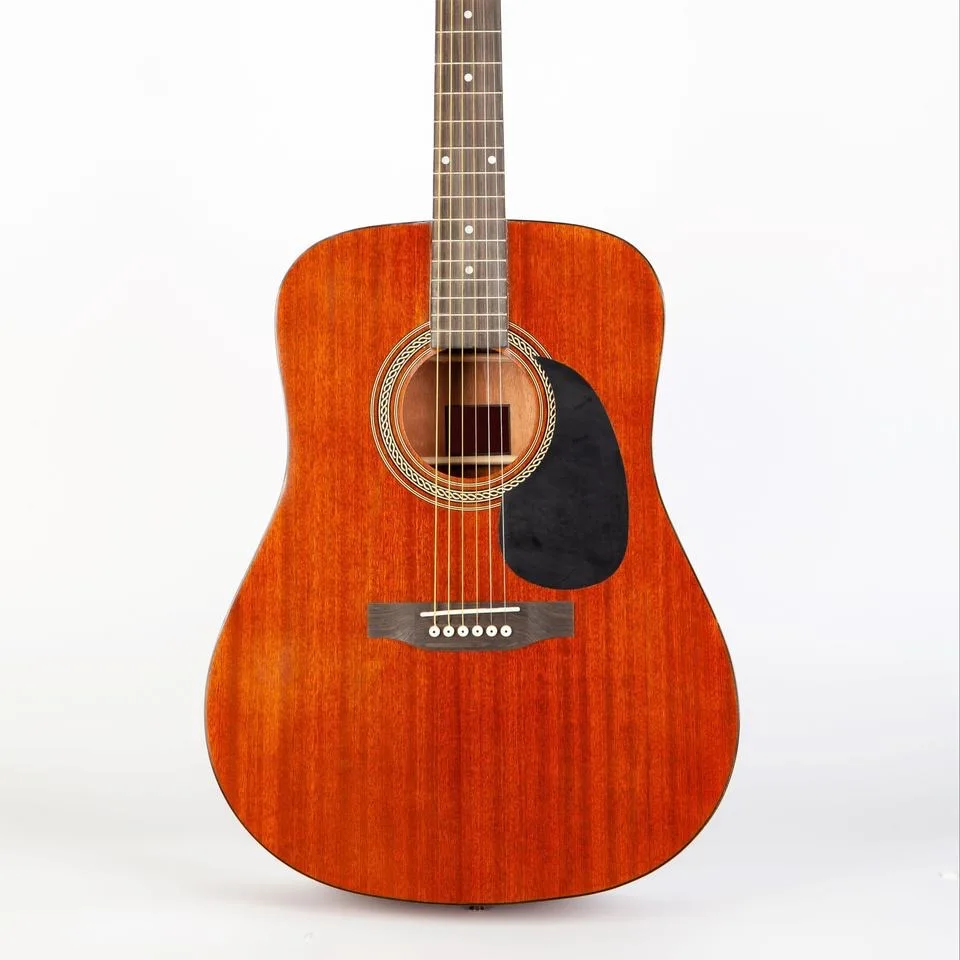 

Customized All Mahogany 41" Dreadnought Electric Acoustic Guitar