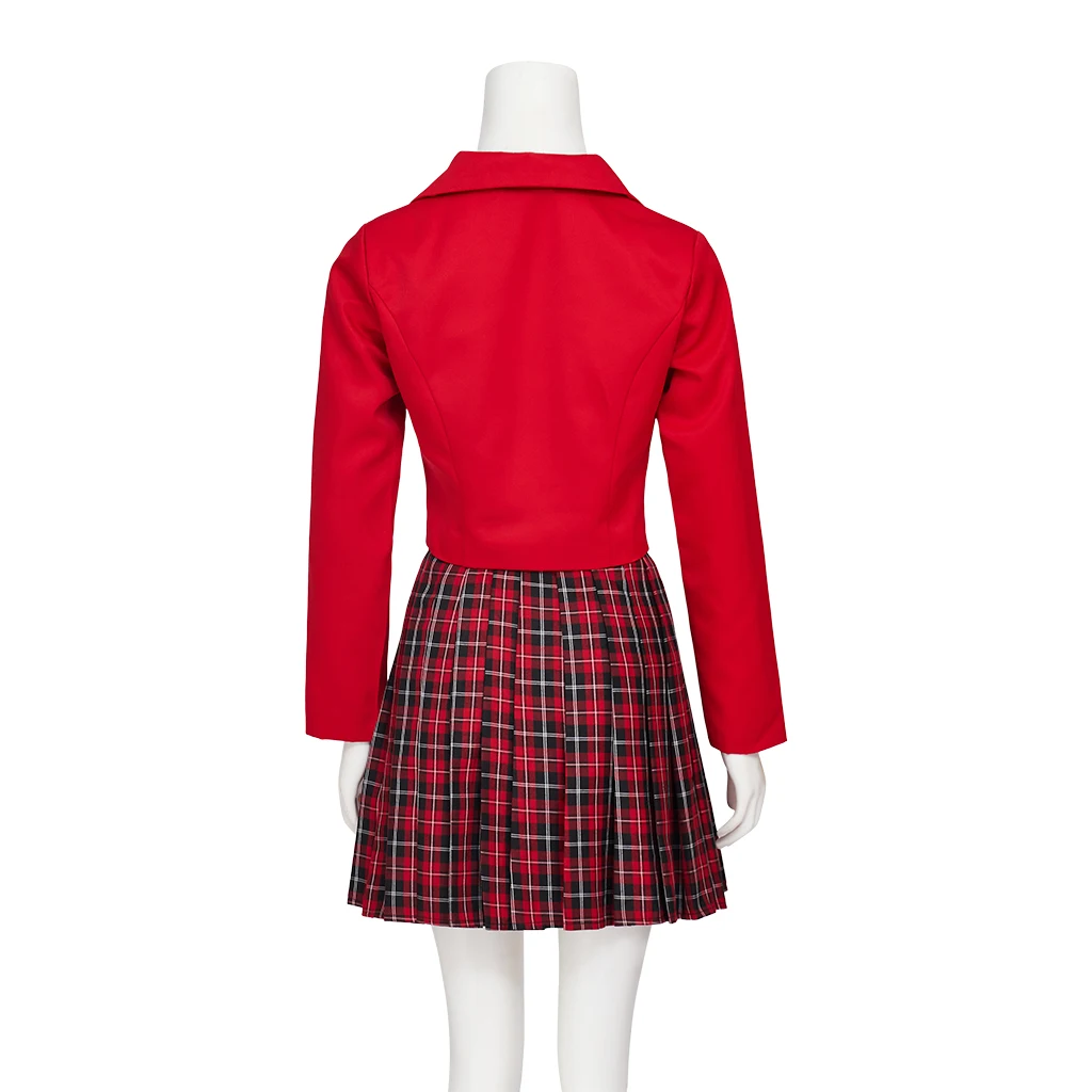 Костюм для косплея музыкальный Хезер Чандлер красная униформа топ юбка повязка