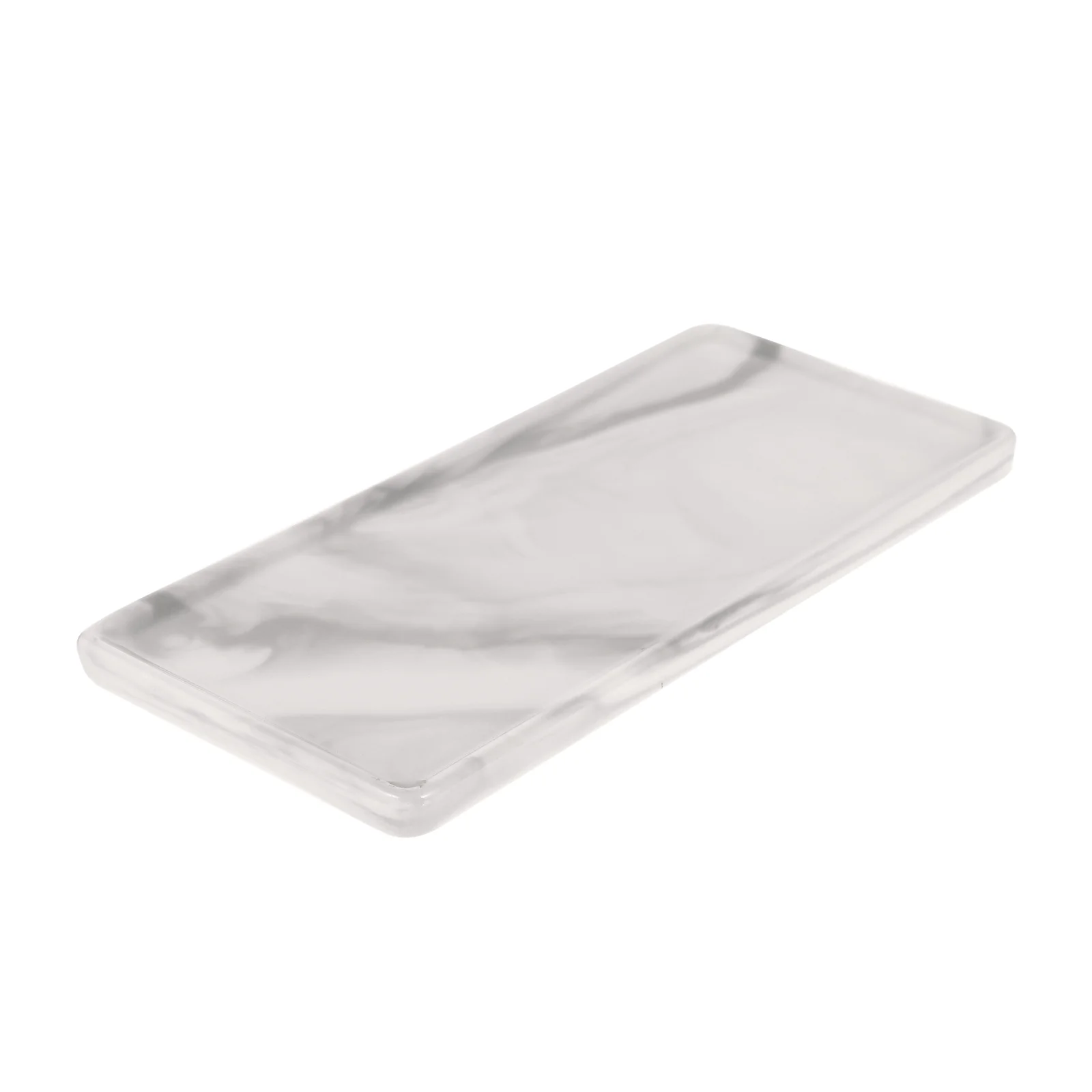 

Tray Plate Ceramic Vanity Dish Jewelry Bathroom Marble Storage Organizer Holder Ring Desktoptrinket Soap Shampoo Sink