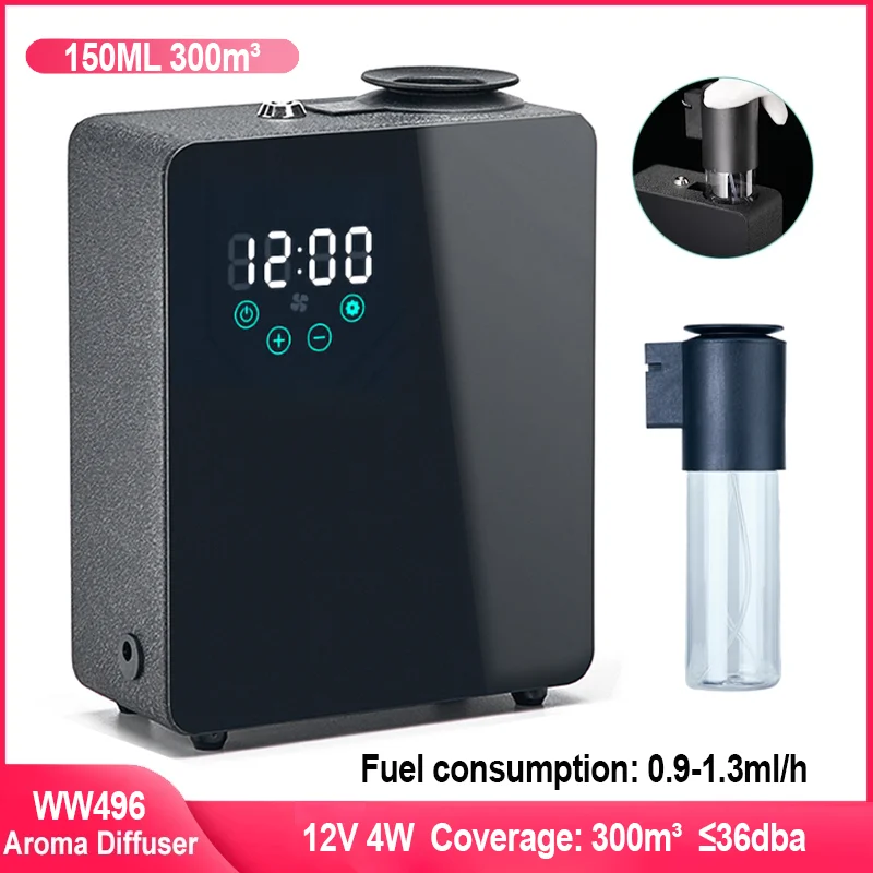 

300m³ Commercial Hotel Aroma Diffuser Connected To HVAC/ AC Smart Timing Large Range Essential Oil Aroma Fragrance Machine