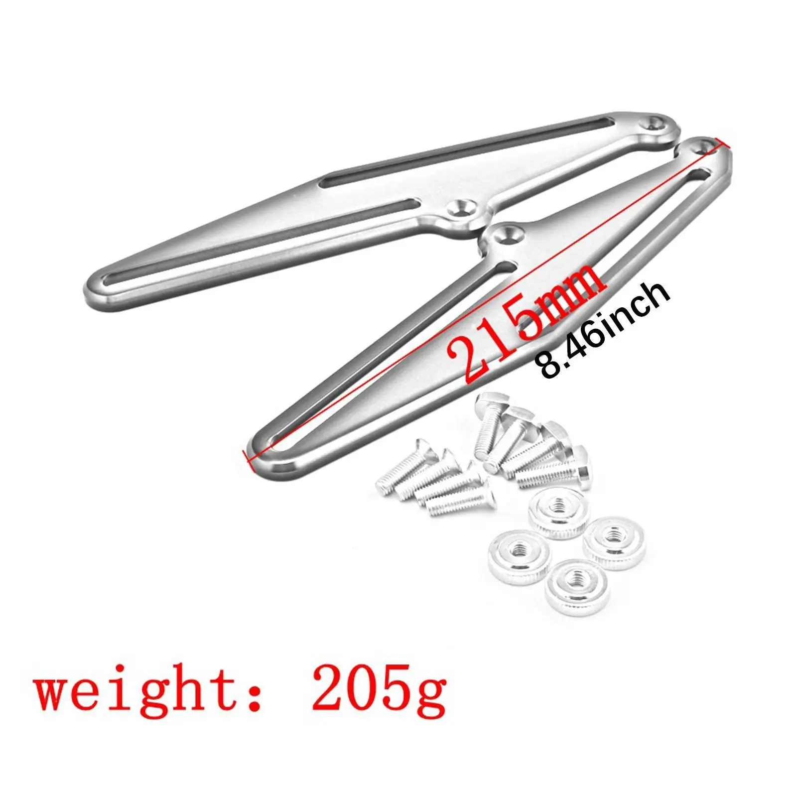 Windshield Bracket Adjuster with Grab Bar Maintenance Part Easy Installation Rear Seat Armrest Handle for Yamaha Tenere 700