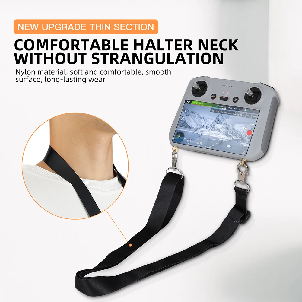 

RC Remote Controller with Screen Lanyard Neck Strap Safety Hanging Sling Belt for DJI MINI 3 PRO RC Accessories