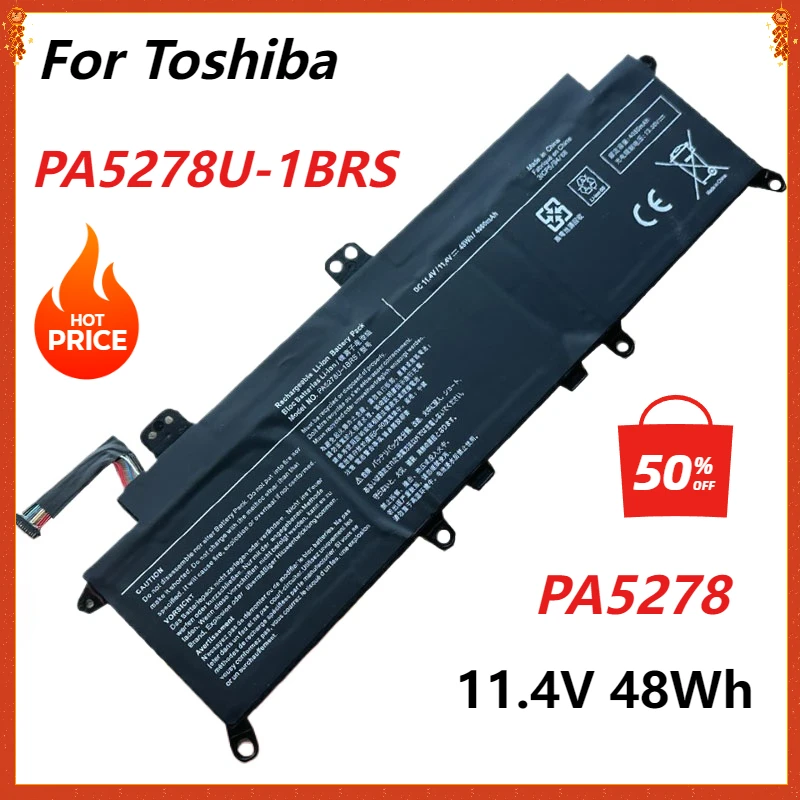 PA5278U-1BRS Аккумулятор для ноутбука Toshiba Tecra X40-D-145 Portege X30-D-11U X40 X30-D X30-D-123-D PA5278 PA5278U 11 4 В 48