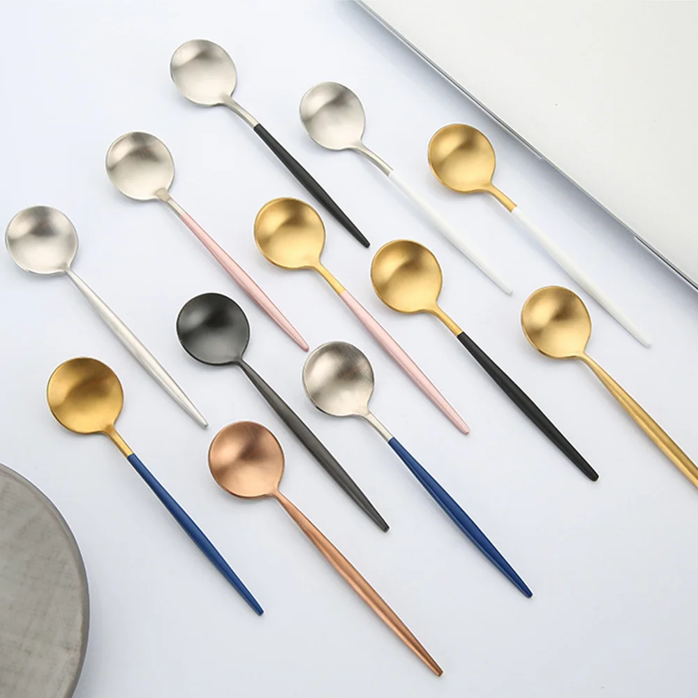 

1 шт., чайная ложка из нержавеющей стали