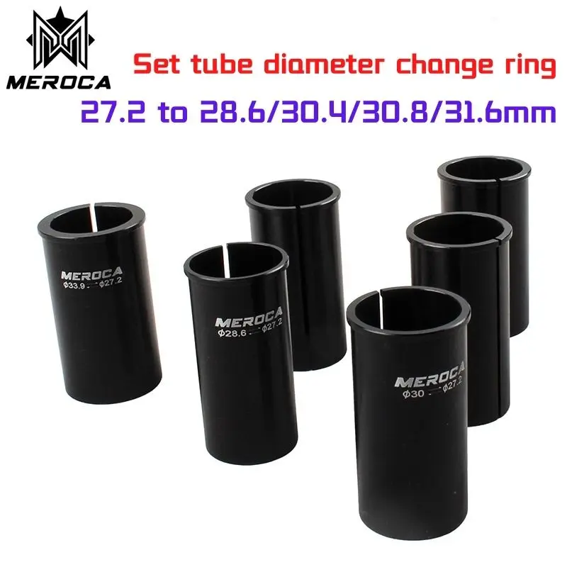 

Кольцо-редуктор для сиделки MEROCA, оригинальный комплект для преобразования сиделки, поворот 27,2, 28,6, 30,4, 30,8, 31,6 мм, диаметр горного велосипеда