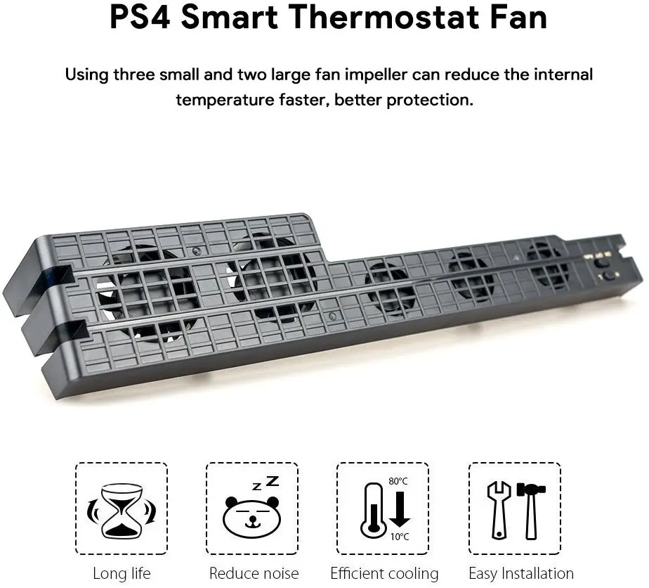 fan cooling cooler for sony ps4 pro game console playstation play station ps 4 pro accessories stand support base holder consola free global shipping