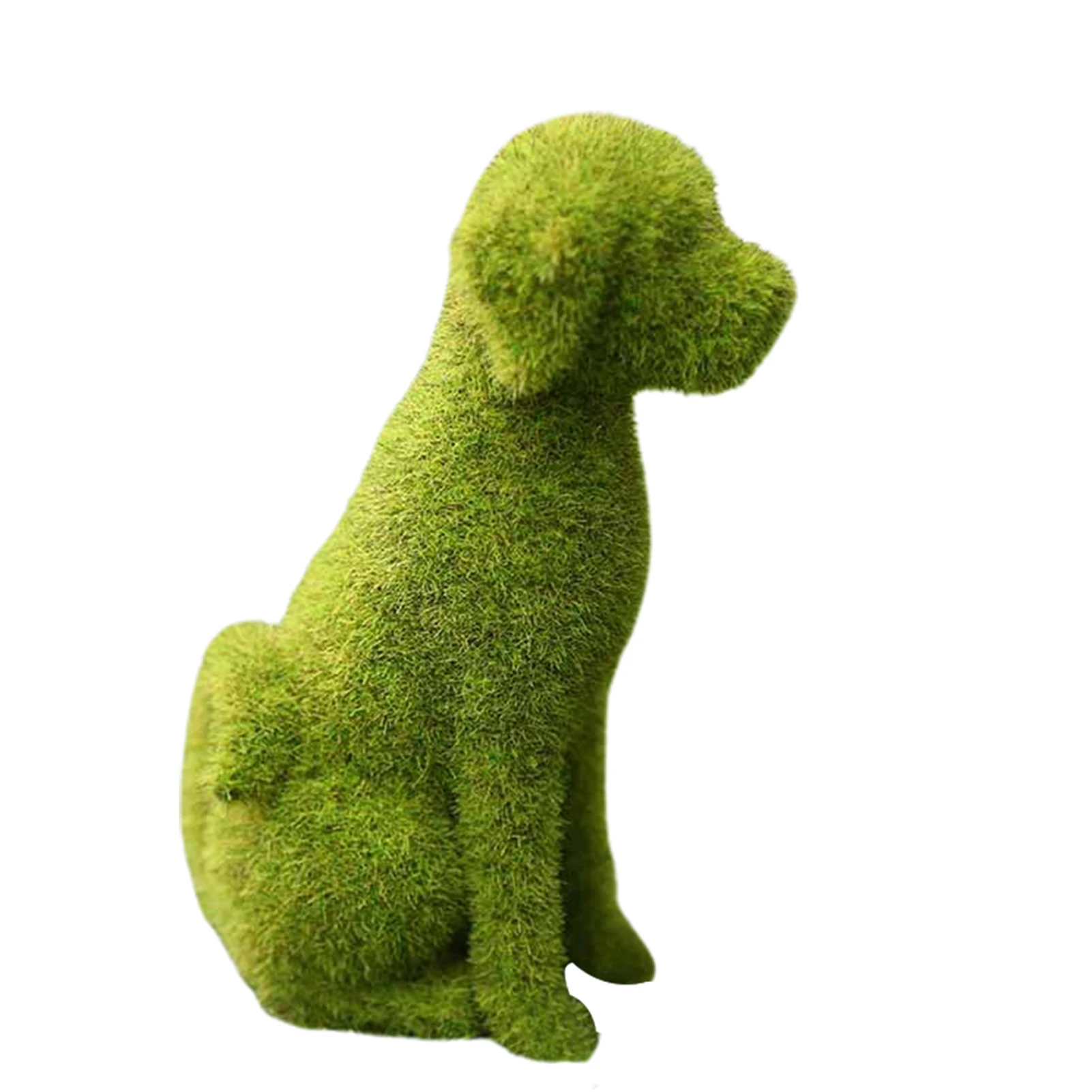 

Искусственная собака, офисное украшение, балкон, животное, газон, для улицы, свадьбы, украшение для дома и сада ручной работы, флокирование, щ...