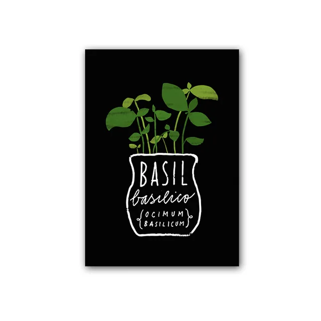 

Печать на холсте Постер с зелёными растениями