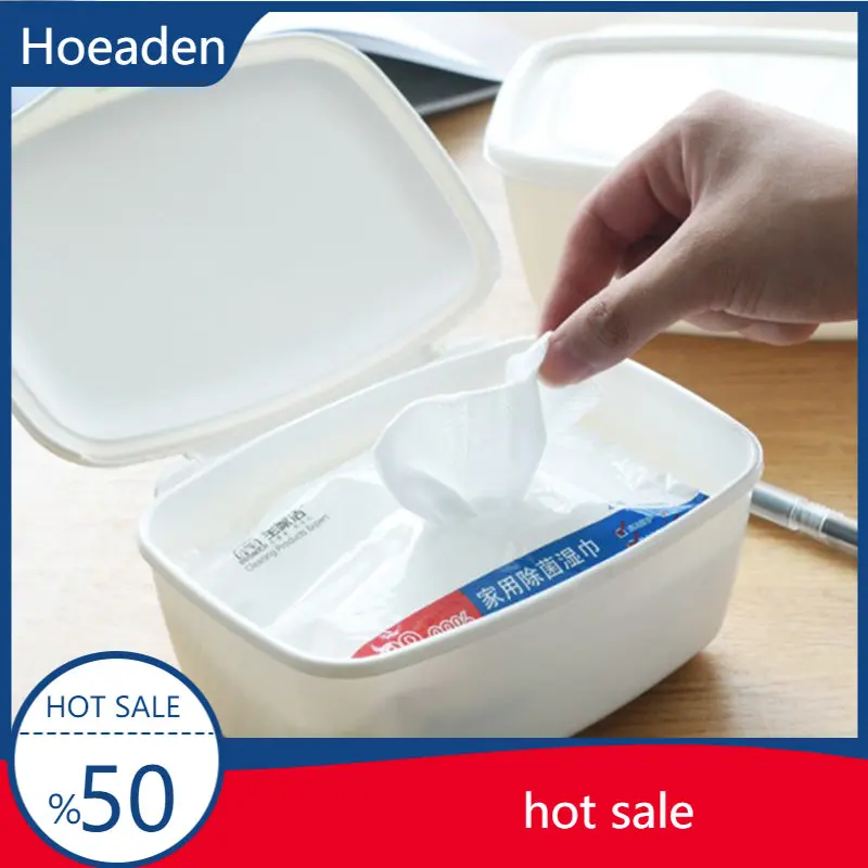 

Wet Tissue Box Wet Wipes Dispenser Portable Tissue Box Cotton Swab Storage Box For Car Home Office Desktop Organizer