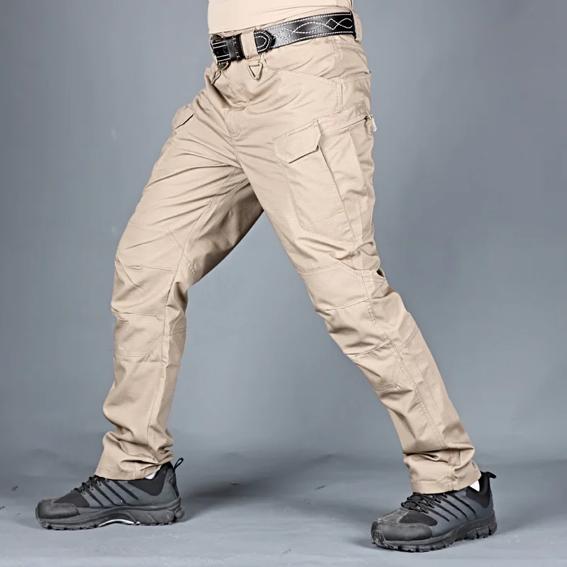 2022 Men's Outdoor Ix7 Tactical Pants Training Military Fans Multi-Pocket Overalls