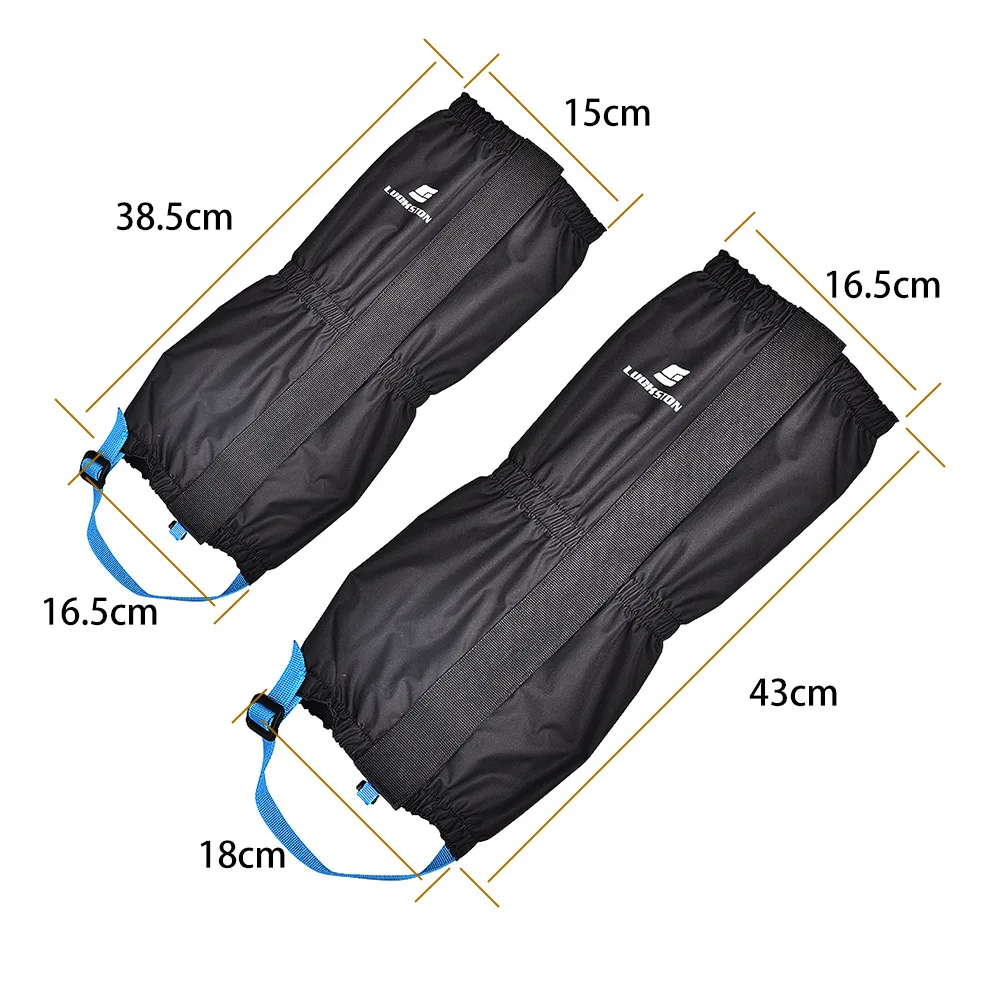 Чехлы для ног альпинизма и пешего туризма водонепроницаемые дышащие чехлы