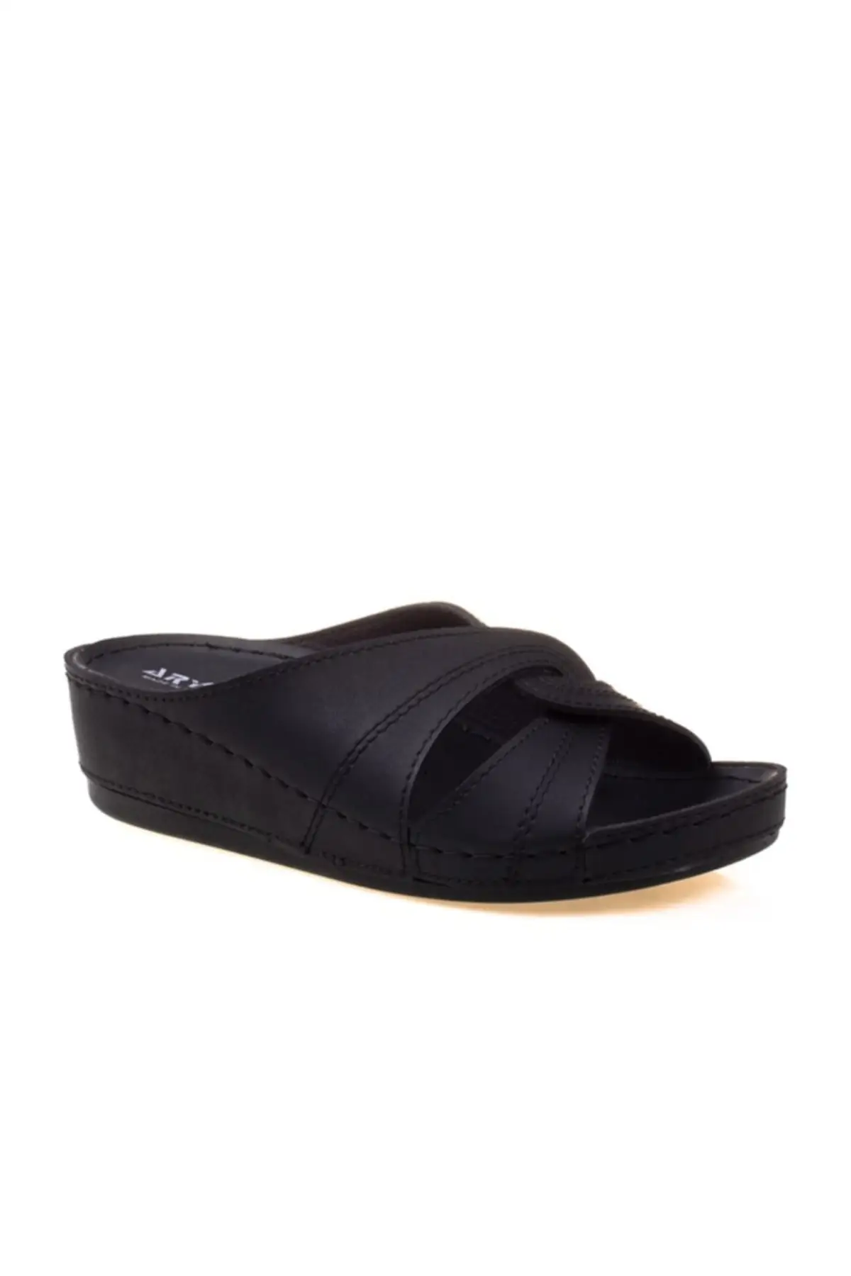 

Women Sandals Black Wedge Heel Slippers 2022 New Summer Comfort Breathable Casual Quality Ladies Fashion Sandals
