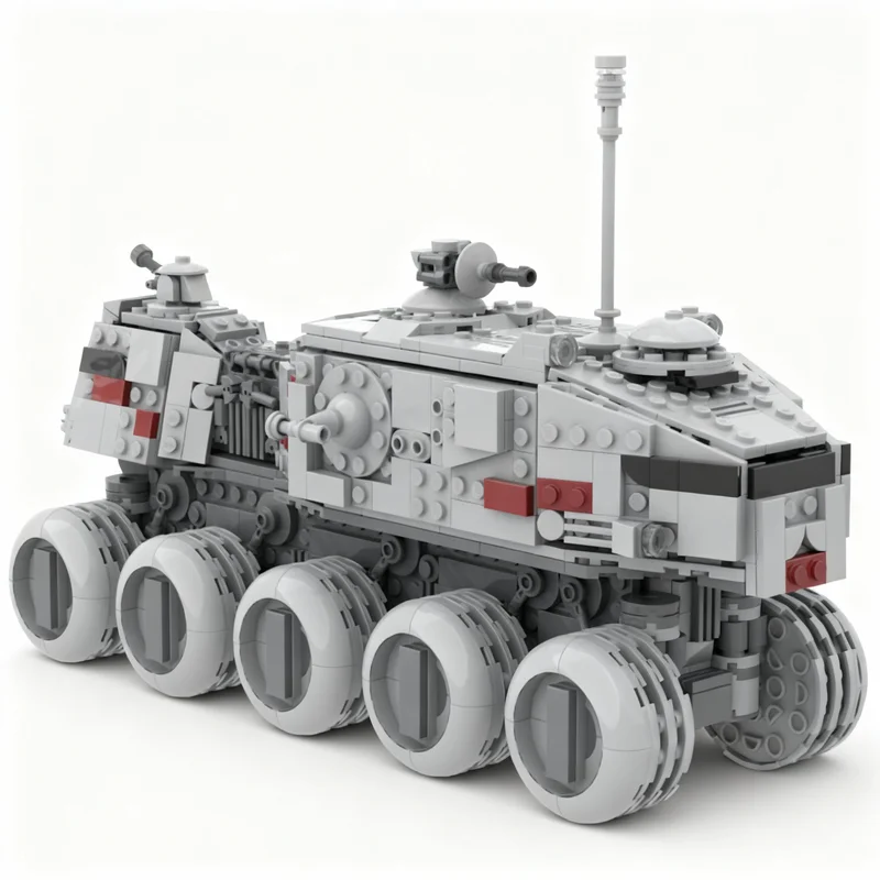 Фото Набор строительных блоков MOC HAVw Juggernaut, 944 детали, архитектурная модель, игрушка-конструктор, подарок на день рождения, для сборки и самостоятельной сборки, идея для презентации, коллекционный арт-объект №1