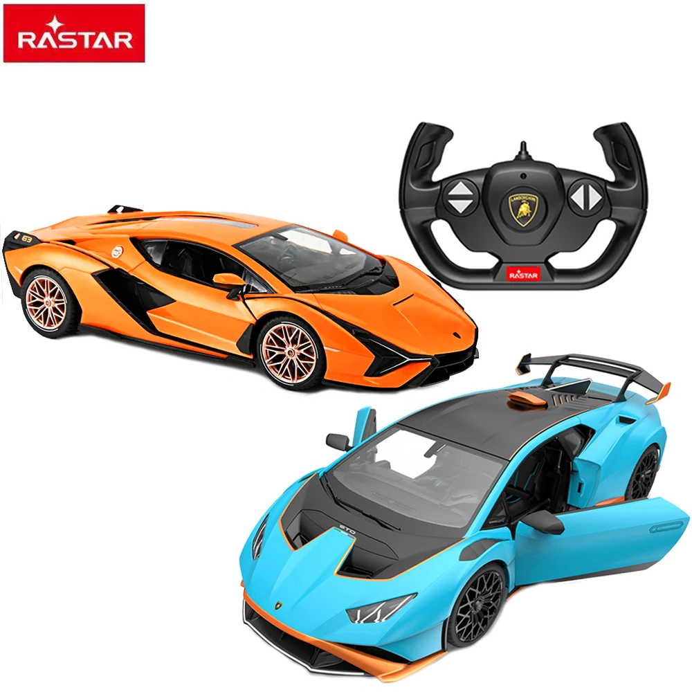 Модель автомобиля на радиоуправлении RASTAR Lamborghini Sian FKP котёнок SVJ Hurancan STO 1:14