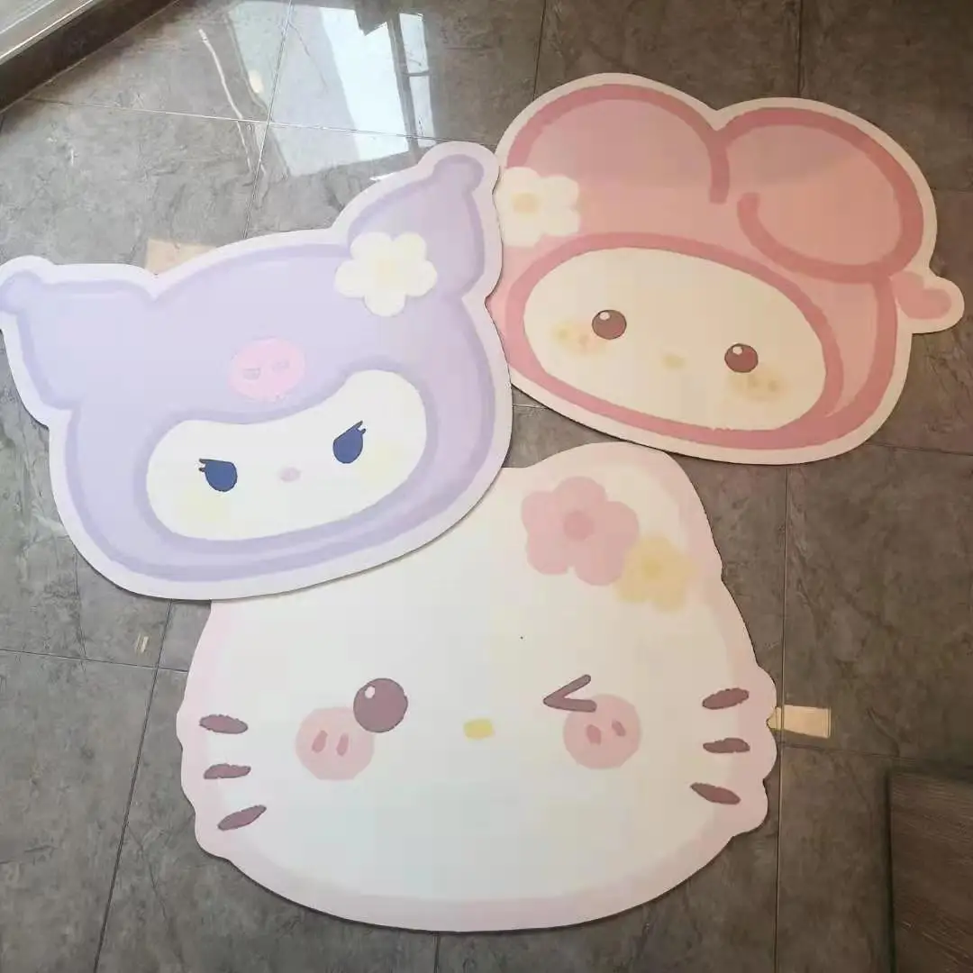 

Kawaii Sanrios Hellokittys Diatom мягкий коврик для ванной Противоскользящий влагопоглощающий Быстросохнущий коврик кухонный коврик ковер