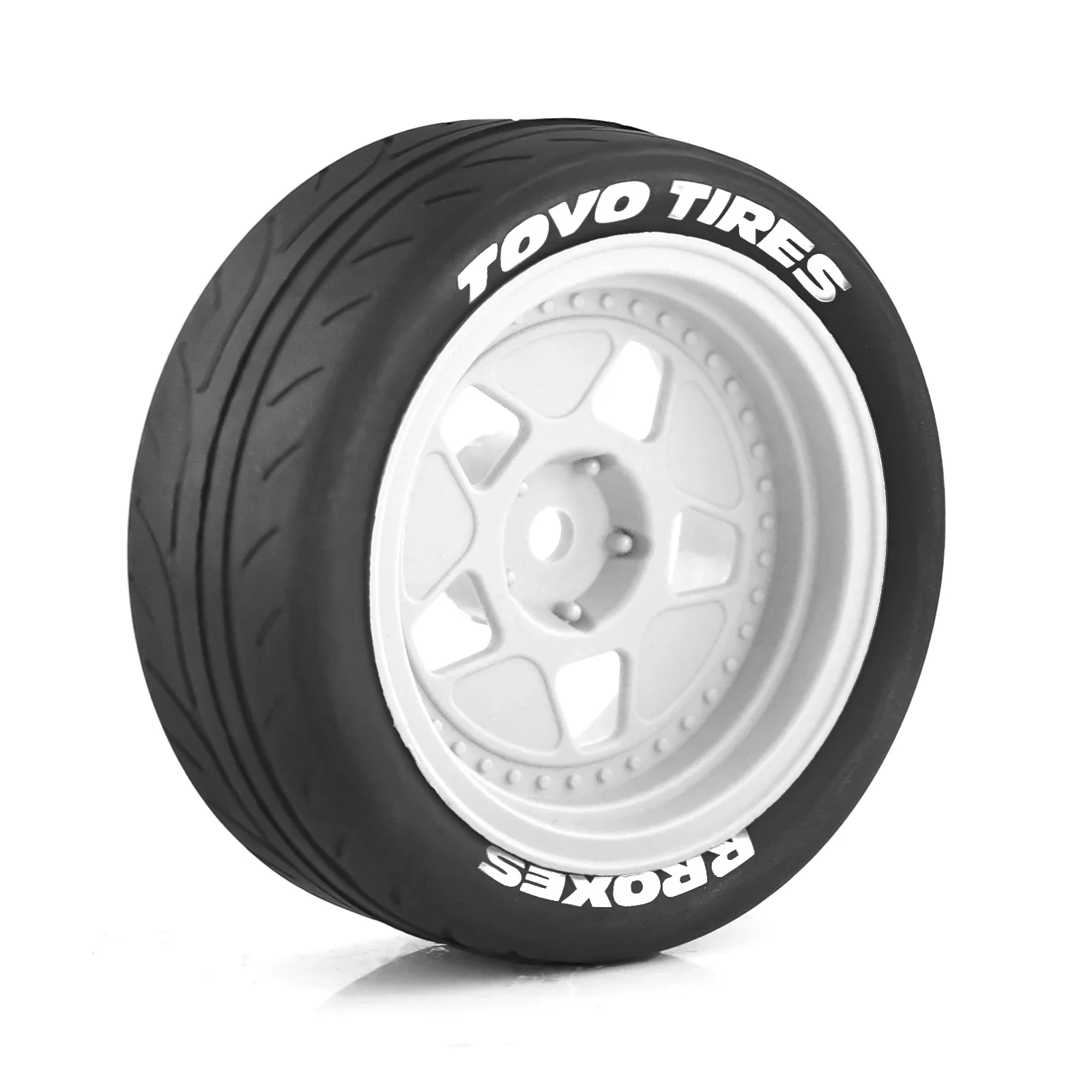 4 шт. резиновые шины для Tamiya TT01 TT01E TT02 TT02B TA06 XV01 XV02 PTG-2 1/10