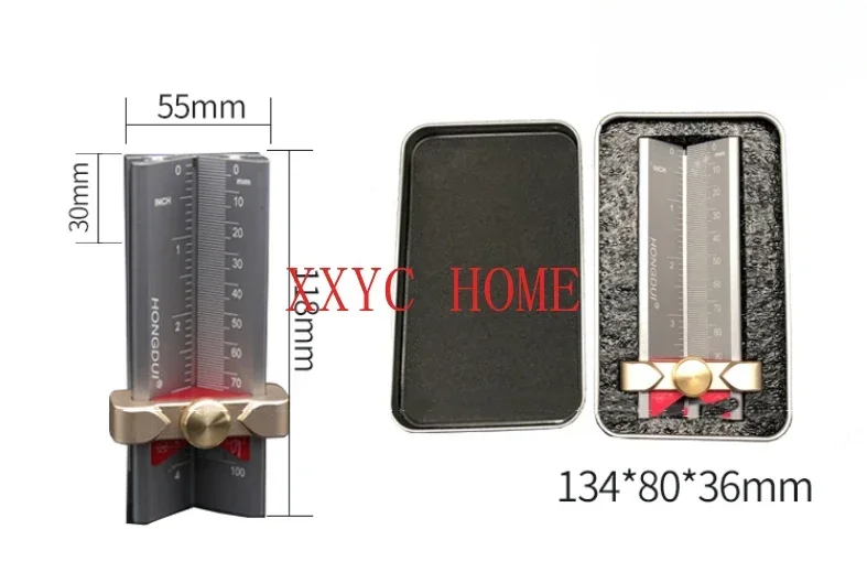 Многофункциональный измеритель глубины и высоты стоп сверла + Угол сверления