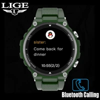 lige bluetooth calling 2022 smartwatch for men smart watch ip67 waterproof sports fitness watch smartband clock for android ios