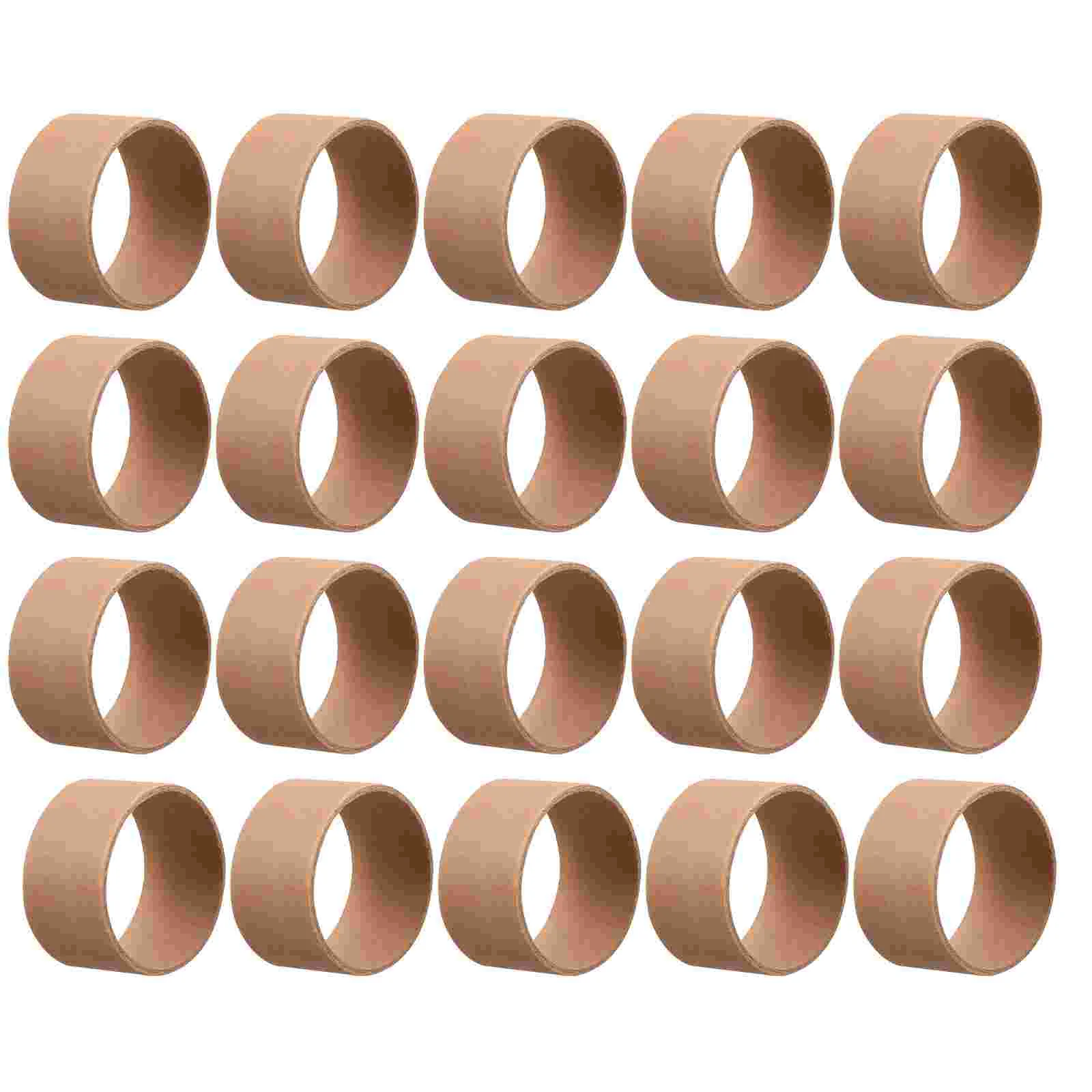 20 шт. бумажные трубки ручной работы коричневые картонные для поделок мольберт