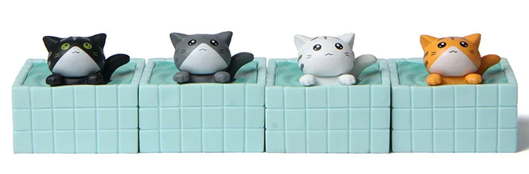 

Cartoon Sweet Cat Action Toy Figures 3-4CM