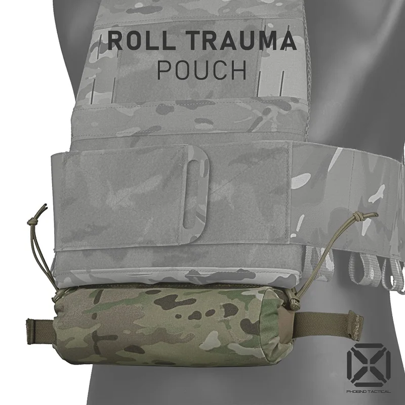 Outdoor Sports Tactical Vest Accessories Fcsk 119 Lower Hanging Quick Roll Bucket Medical Bag First Aid Sundry Bag