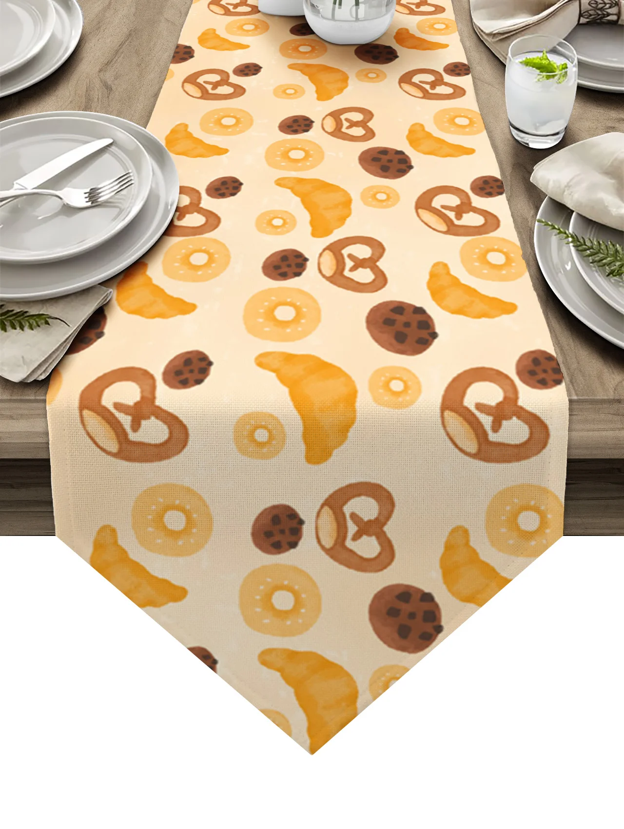 

Кухонные элементы хлеб пончики Ретро скатерть для стола деревенский Бохо свадебное украшение скатерть для вечерние Дома кухни столовой ск...