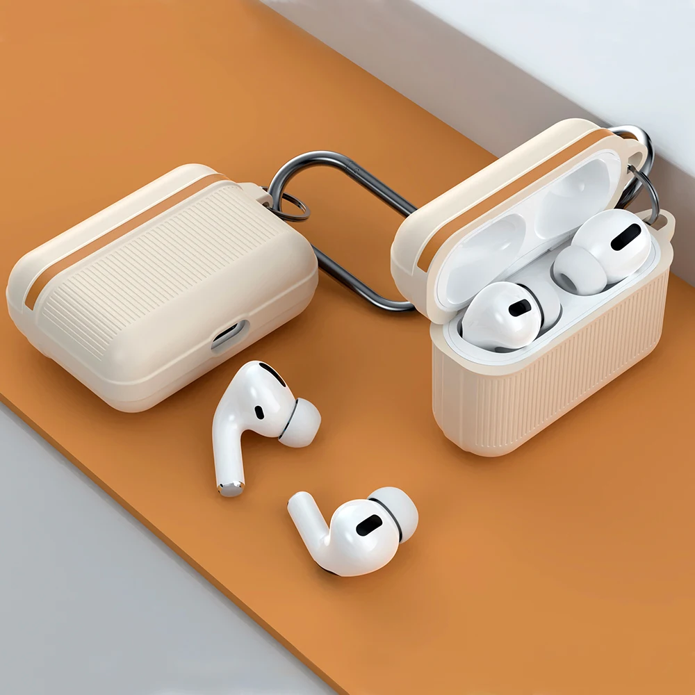 

Защитный чехол для наушников для Airpods 3 pro 2, силиконовый, полосатый