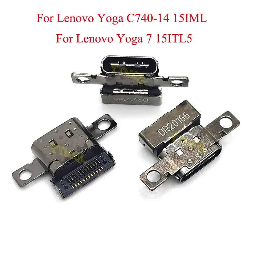 

1-10 USB TYPE C DC Charging Port Power Socket Connector For Lenovo Yoga C740-14 15IML Yoga 7 15ITL5 Laptop Motherboard Jack