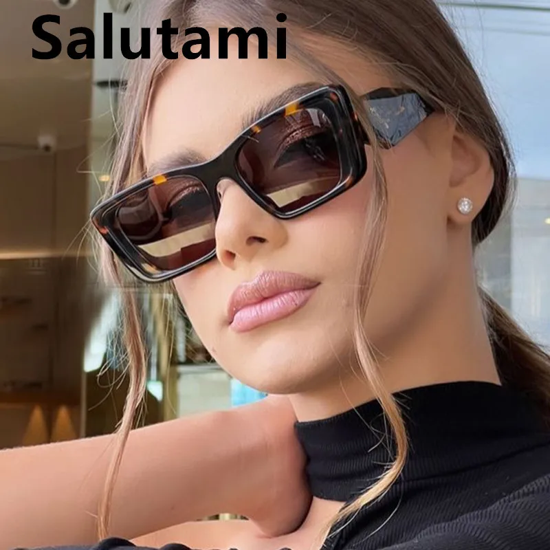 

Vintage New Brand Butterfly Cat Eye Sunglasses For Women Unique Black Leopard Gradient Square Sun Glasses Female Sexy Shades Men