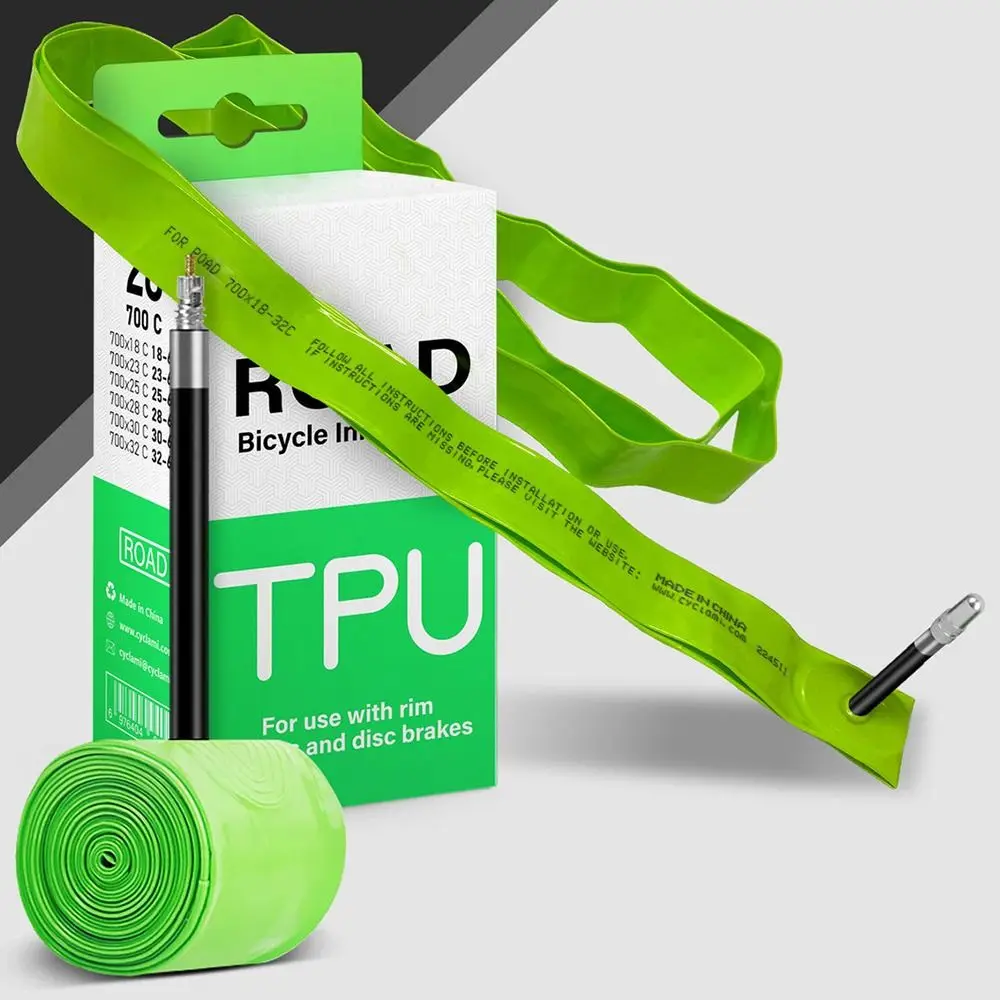 700C 700X18 23 25 28 30 32 CYCLAMI Внутренняя трубка из ТПУ для велосипеда Материал Устойчивая к