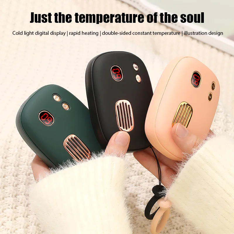 

10000mAh USB Перезаряжаемый зимний портативный ручной подогреватель Mini мультяшный электрический обогреватель для зимнего уличного дома