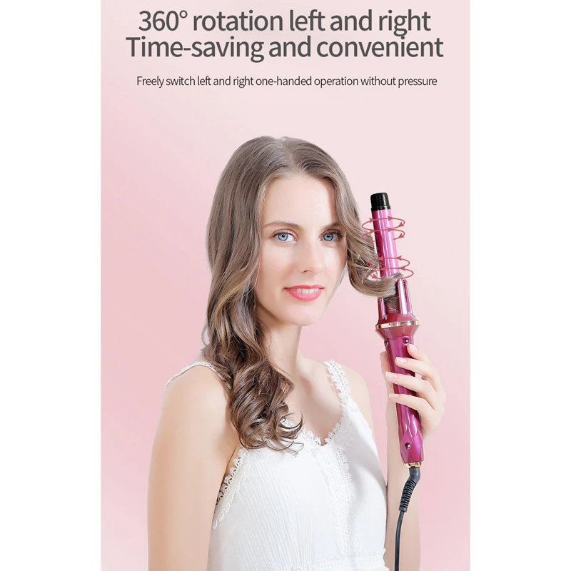 Автоматические щипцы для завивки волос плойка с отрицательными ионами бигуди