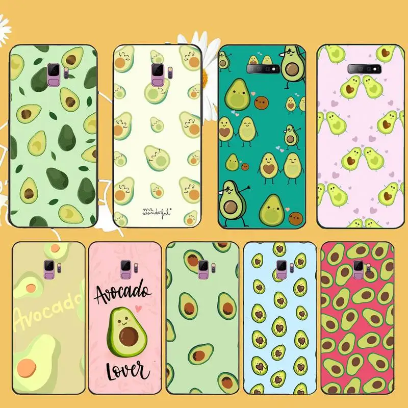 

Avocado fruit cute cartoon Phone Case For Samsung galaxy A S note 10 12 20 32 40 50 51 52 70 71 72 21 fe s ultra plus