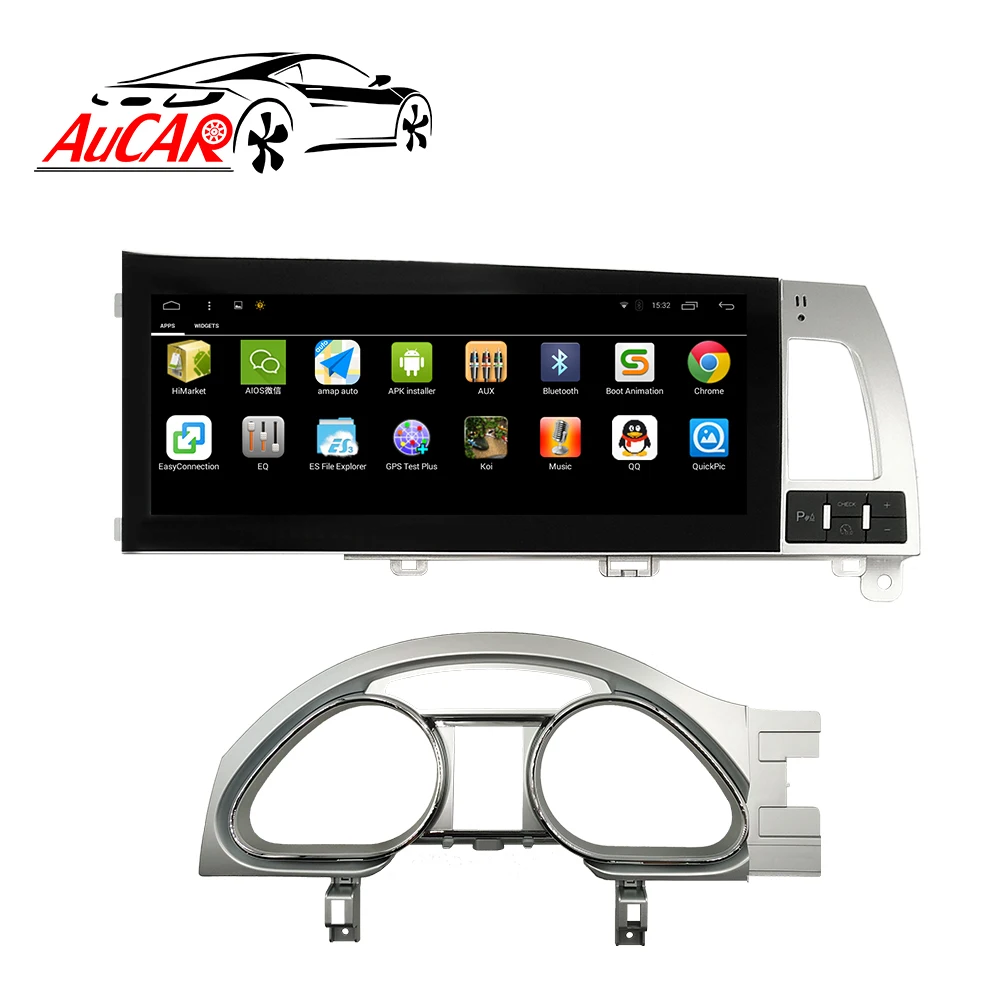 

AuCAR 10.25" Android 9.0 8 core Car Radio Touch Screen Stereo Video GPS Multimedia Player 4G for Q7 2005 - 2015