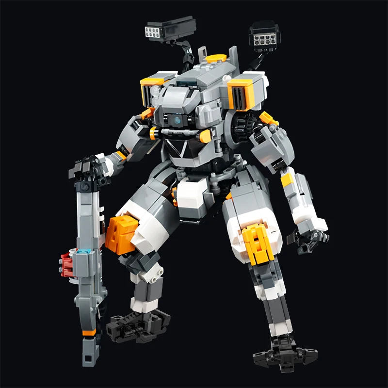 BuildMoc Titanfall Vanguard-Class FS-1041 Robot набор строительных блоков Titan Mecha игровые блоки игрушки