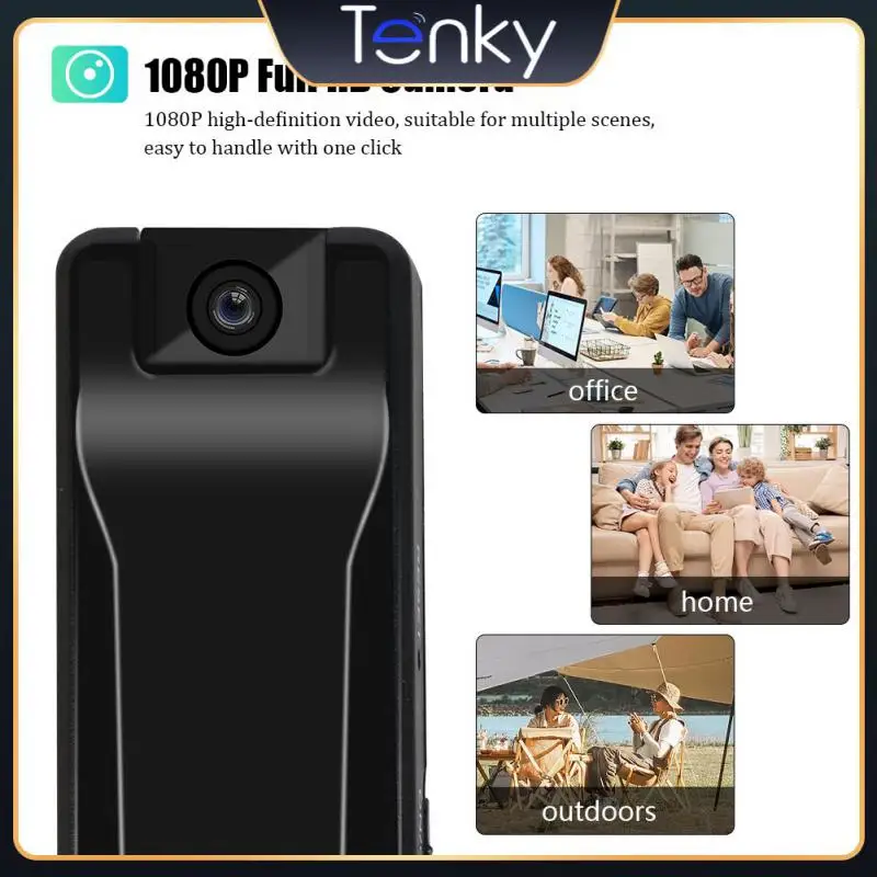 

Remote Viewing Surveillance Camera 1080p Law Enforcement Recorder Whit Night Vision Lamp Video Camera Portable Sports Camera Wav