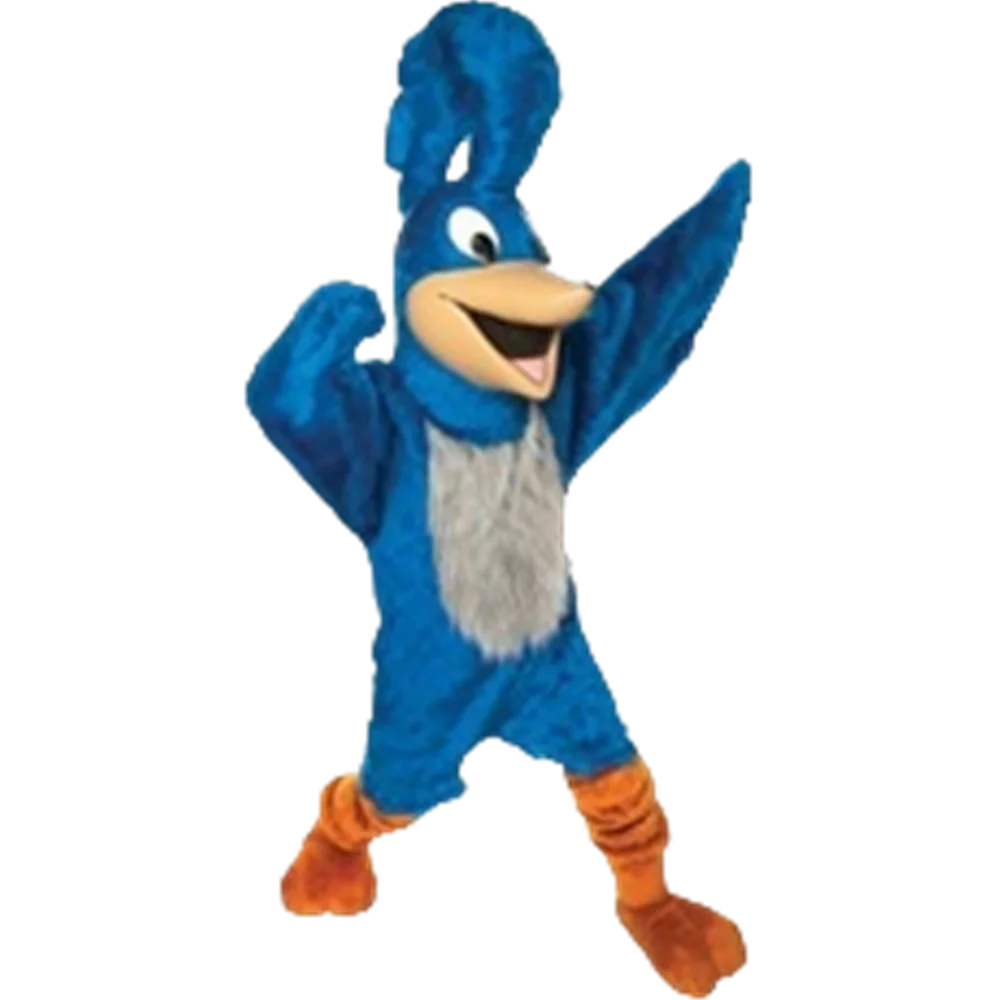 Талисман синий костюм талисмана roadrunner для взрослых плюшевая тема аниме костюмы