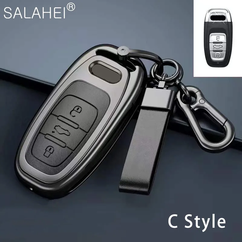 

Car Key Case Cover Shell Fob For Audi A1 A3 A4 A5 A6 A7 A8 Quattro Q3 Q5 Q7 S4 S5 S6 S7 S8 R8 TT 2009-2015 Accessories Keychain