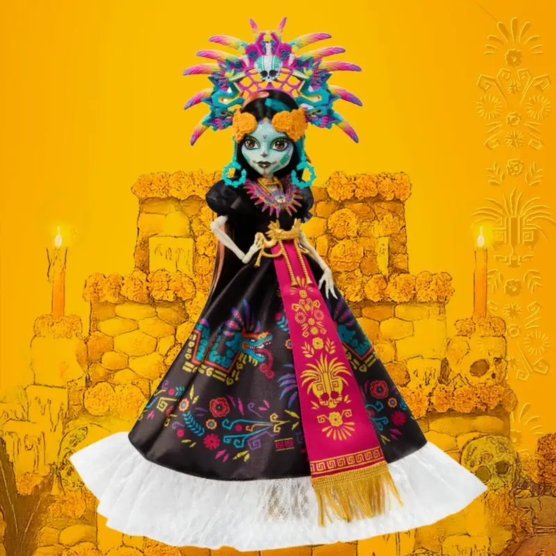 Фото Куклы серии Barbie Elf High School Monster High Day of the Dead, новинка 2025 года, оригинальная коллекция фигурок, подарки №1