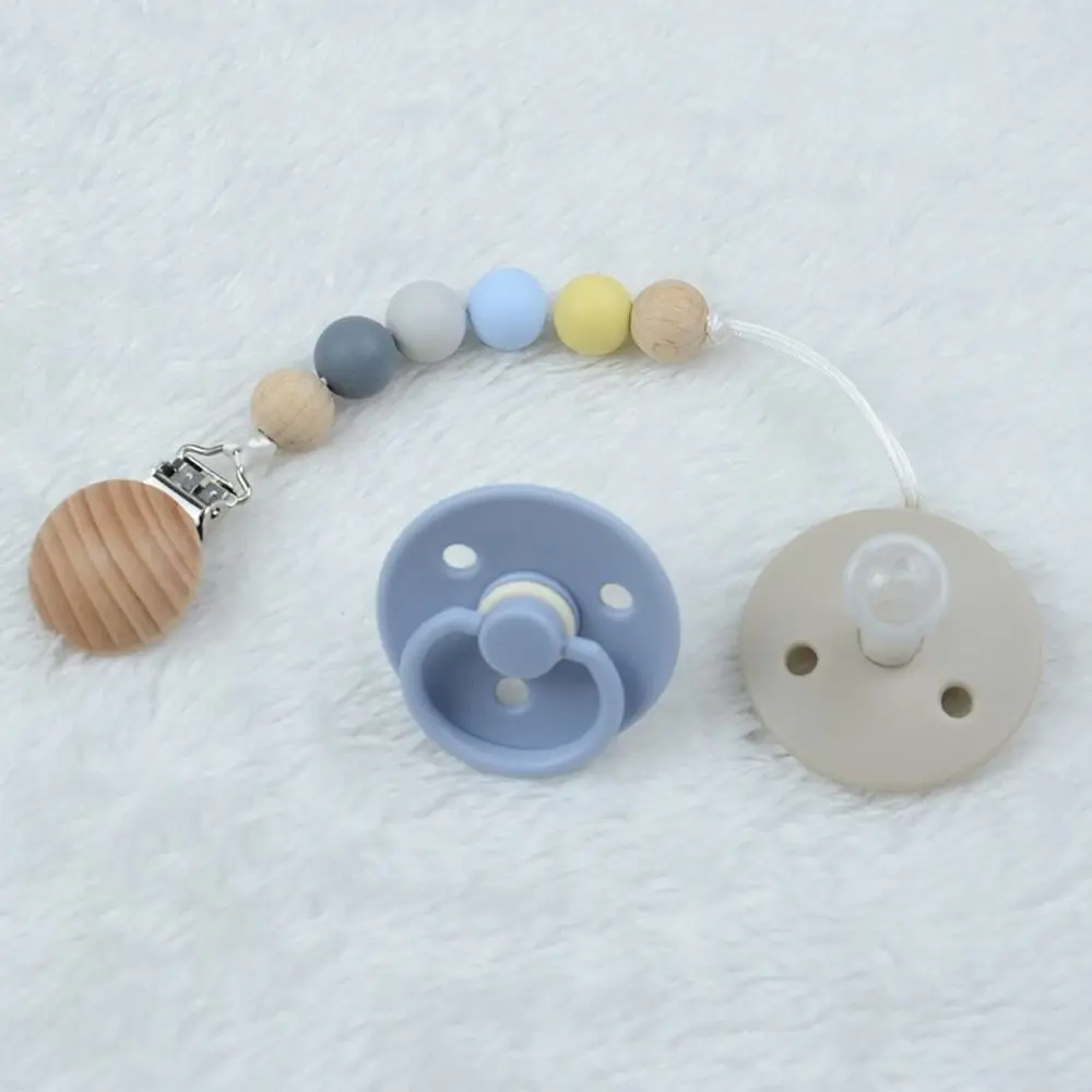 

Portable Contrast Color Safety Spiral Silicone Care Product Food Grade Nipple Nursing Accessory Baby Pacifier Soother