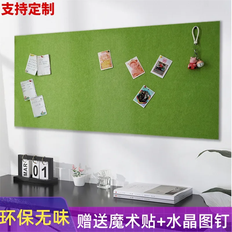 

Cork Color Felt Board Photo Wall Kindergarten Works Exhibition Bulletin Board Background Wall Poster Bulletin Board Display