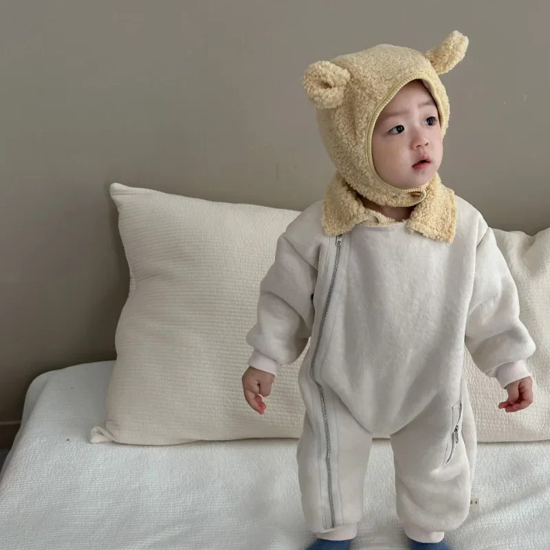 Rindu Baobao осенне-зимняя одежда плюшевая детская уличная корейская плотный