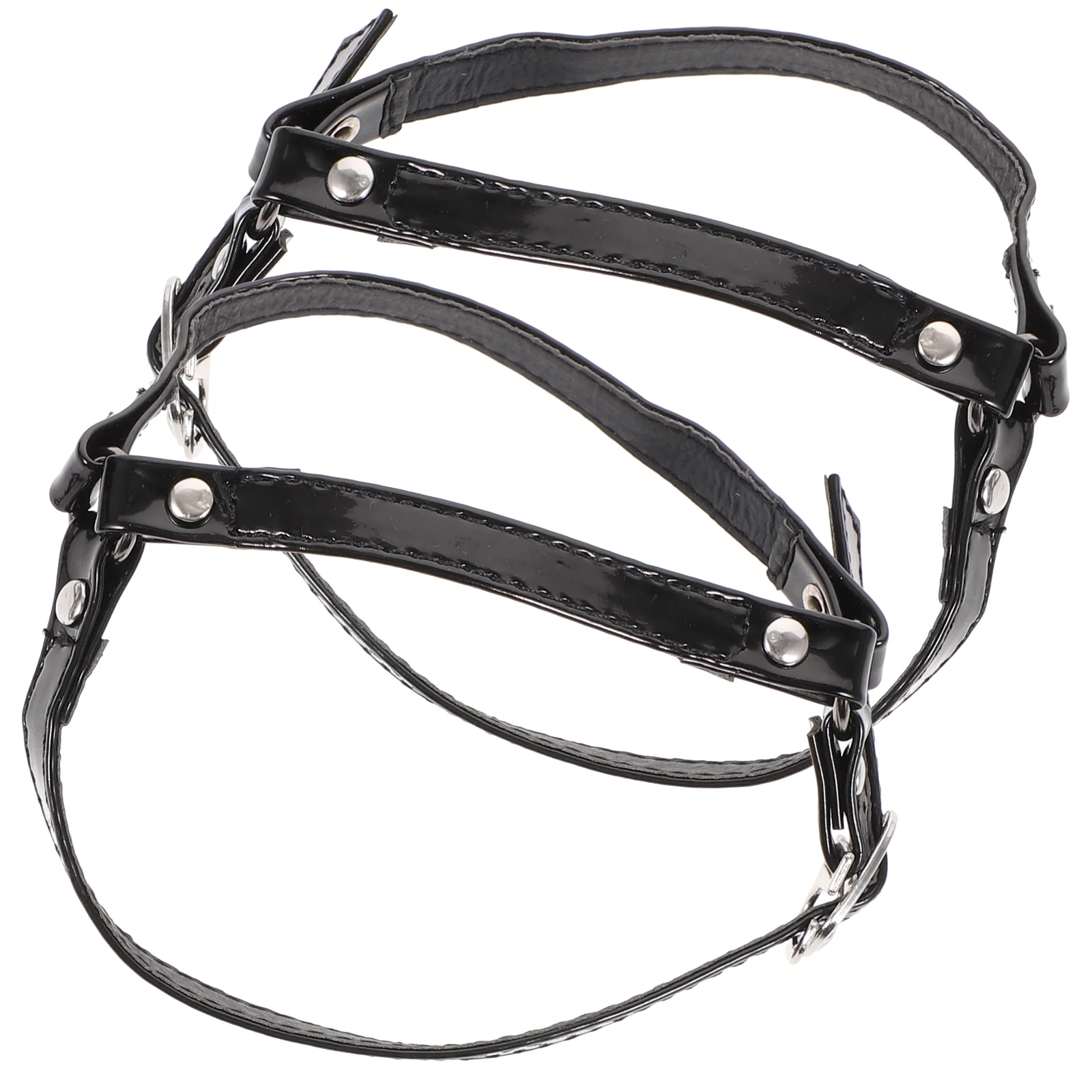 Шнурки треугольные женские на высоком каблуке