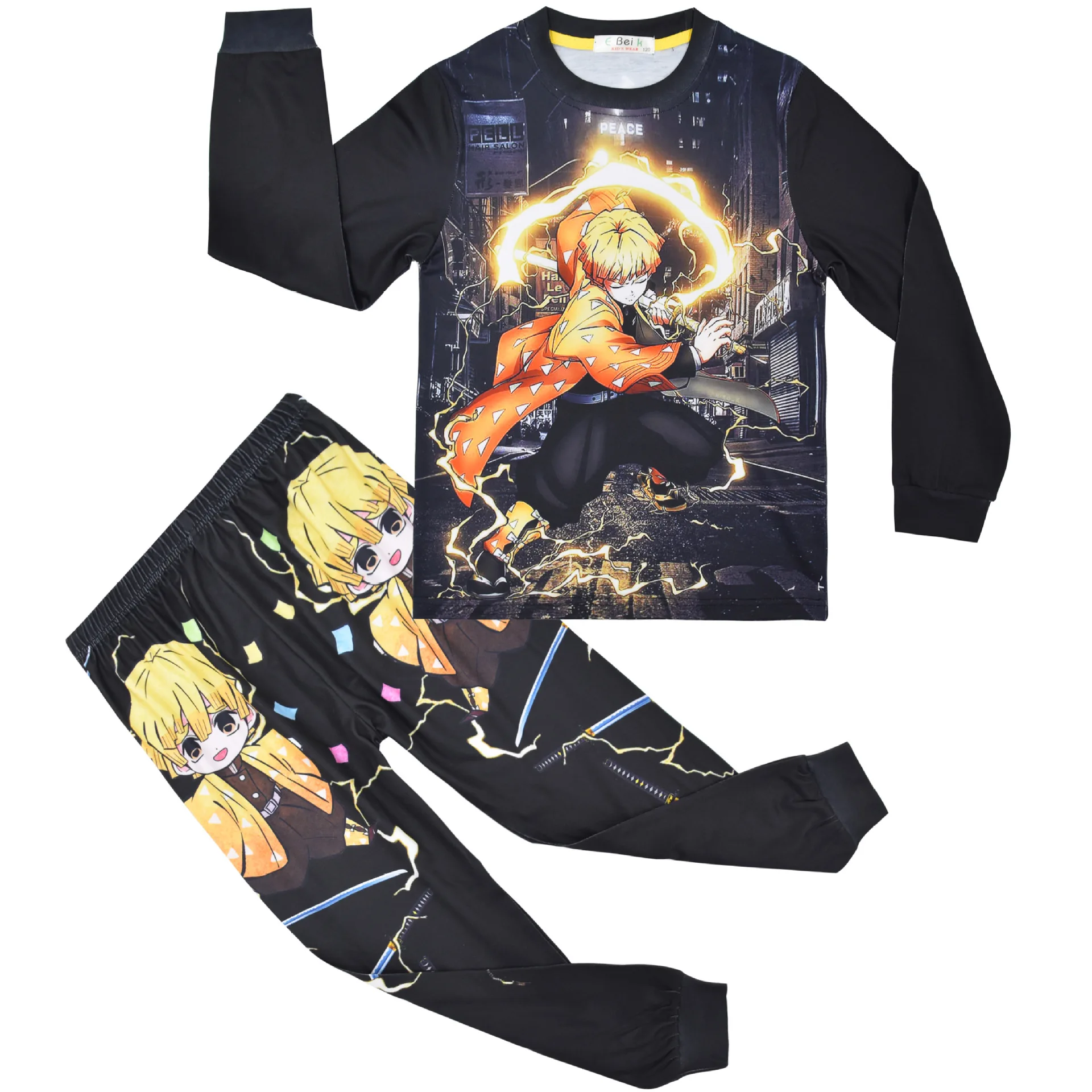 

Demon Slayer Children Pajamas Boys Clothes Pants Set Hashibira Inosuke Cartoon Sleepwear Kids Pajamas Girls Baby Outfits Pyjama